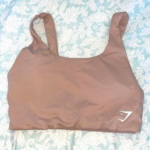 Gymshark sports bra in Nude, Small